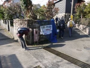 石垣山城への登城口