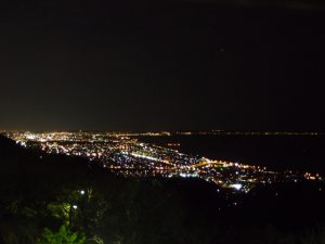 湘南平から見た平塚の夜景