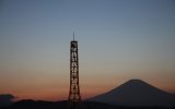 富士山と金星と水星