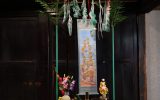 精霊棚の展示が始まりました