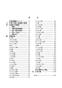 29 平塚鳥類誌 目次