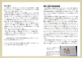 標本で！ 植物観察　はじめに