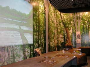 『里山の四季』の展示