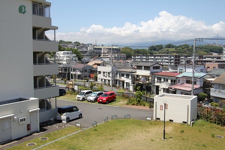 現在の市営万田貝塚団地