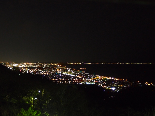 湘南平からの夜景