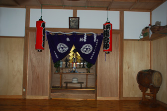 児子神社付近の竜宮神