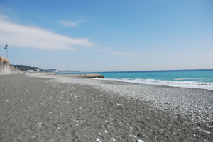 国府津海岸