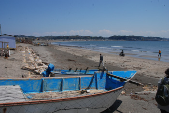 <B>由比ヶ浜</B>