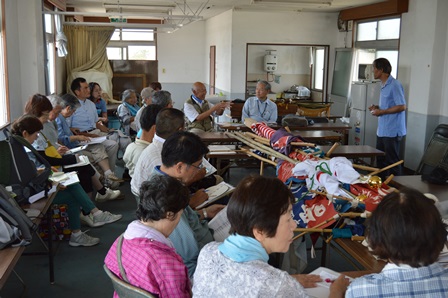 大磯町漁業協同組合会議室にて