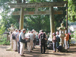 五郎神社に集合