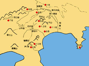 行き先地図