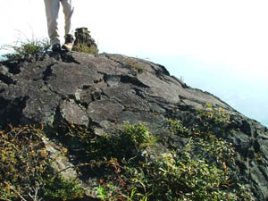 大きな火山弾