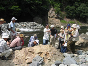 大沢層を観察２