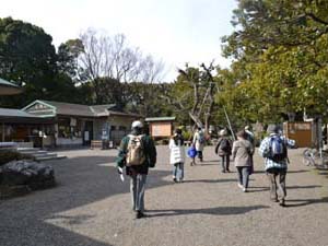 清澄庭園へ入る