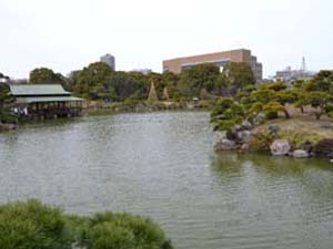 清澄庭園の全景