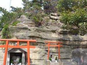聖天島にみられる水平な上総層群