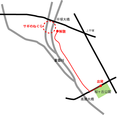 観察ルート地図