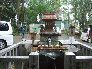 第3回「金目川を歩く」　曽屋神社　井之明神水