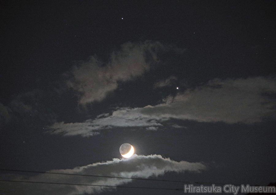 土星・木星・月2 20201119平塚(撮影　剱持瑞穂）