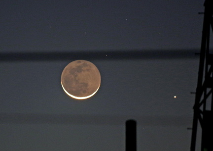 28.3日の月と水星20201114平塚(撮影　剱持瑞穂）