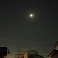 月と火星3 20201126平塚(撮影　剱持瑞穂）