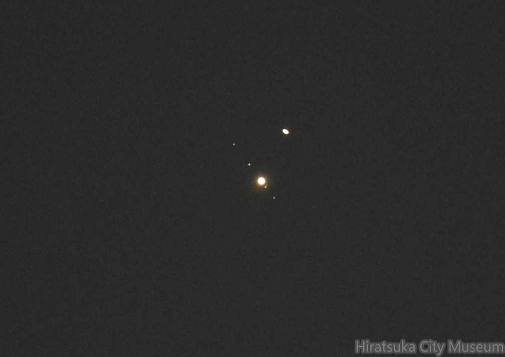 土星と木星20201221市内長持（撮影　剱持瑞穂）