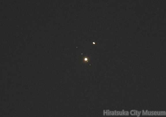土星と木星20201221市内長持（撮影　剱持瑞穂）