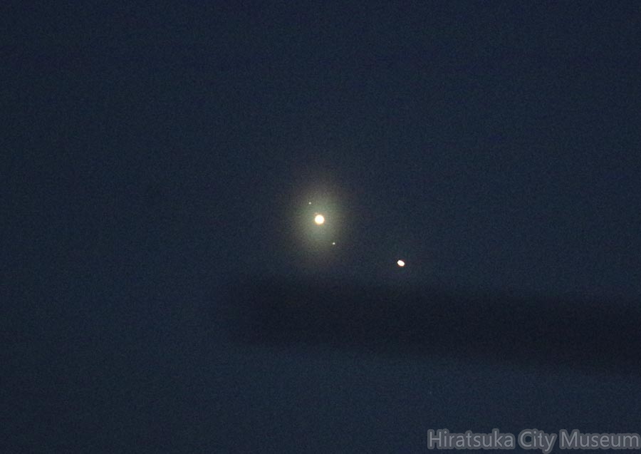 木星と土星剱持瑞穂20201223市内長持（撮影　剱持瑞穂）