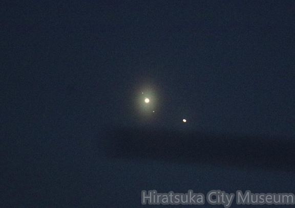 木星と土星剱持瑞穂20201223市内長持（撮影　剱持瑞穂）
