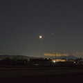 月・土星・木星20201217市内寺田縄（撮影　剱持瑞穂）
