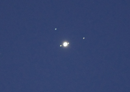 木星と衛星2021.09.20長持（撮影　剱持瑞穂）