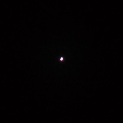 木星、月、金星（撮影　剱持瑞穂）