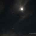 月と火星2022.08.19 2時34分 長持（撮影　剱持瑞穂）