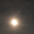 月と火星2022.08.20 0時29分 長持（撮影　剱持瑞穂）