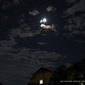 木星と17日の月と彩雲2022.08.15 0時17分 長持（撮影　剱持瑞穂）