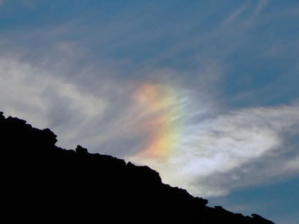 幻日（参考）2017.07.11富士山7合目（撮影　岩田国弘）