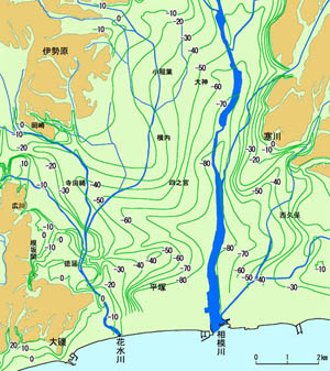 沖積層基底地形