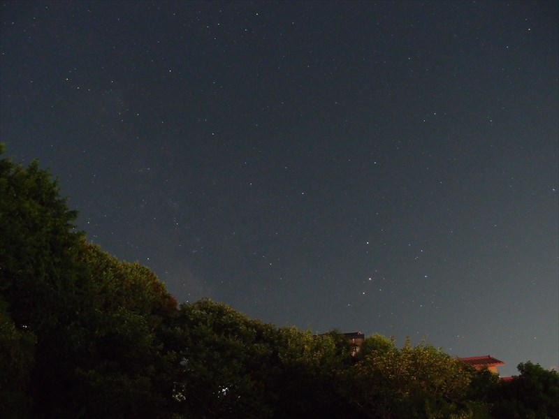 縦に並んだ土星火星アンタレス