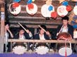 大太鼓、締太鼓、笛による祭囃子