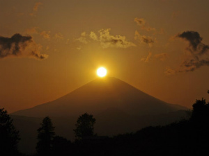 ダイアモンド富士・曽我山
