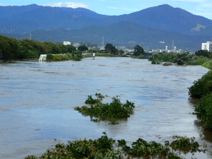 台風18号後