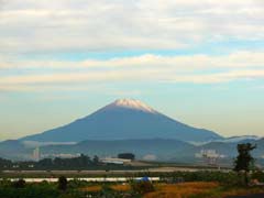 富士山初冠雪１