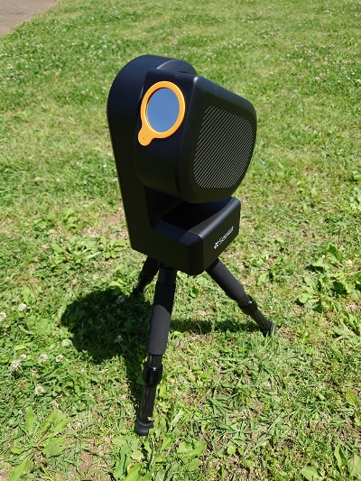 Seestar S50で撮影中の様子